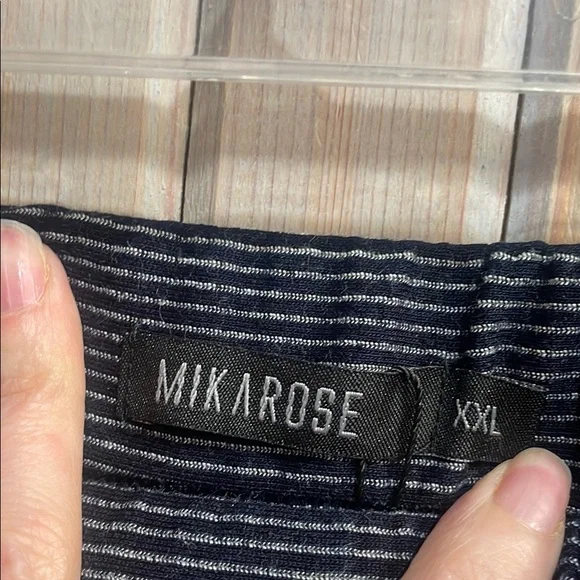 Mikarose Blue Gray Pencil Skirt Knee-Length Work - Picture 2 of 3